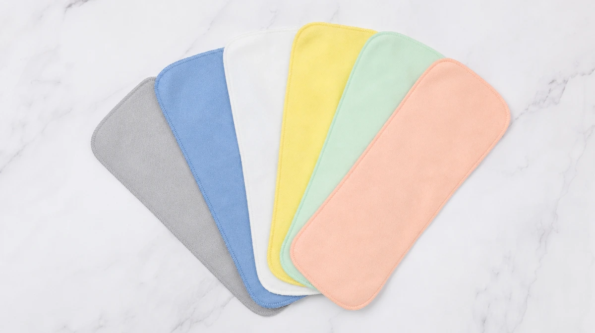 Reusable fleece nappy liners